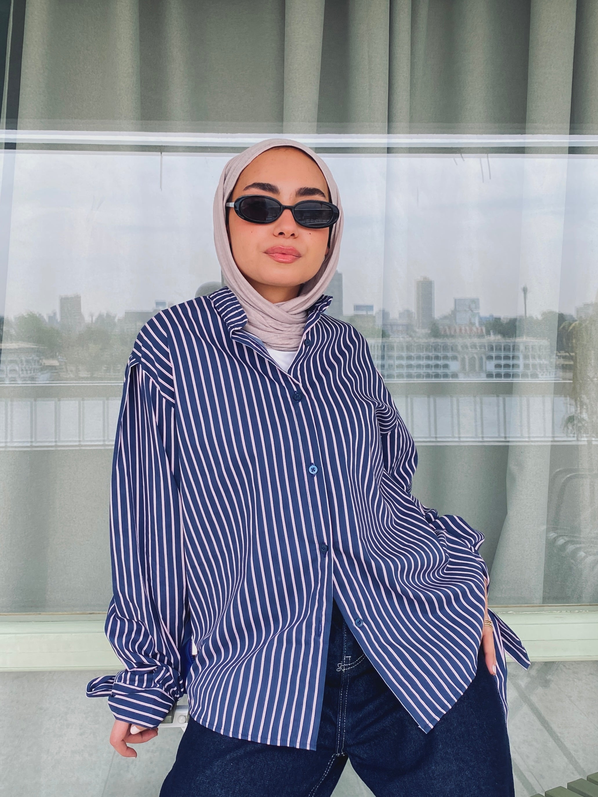 Stripe Shirt - Navy