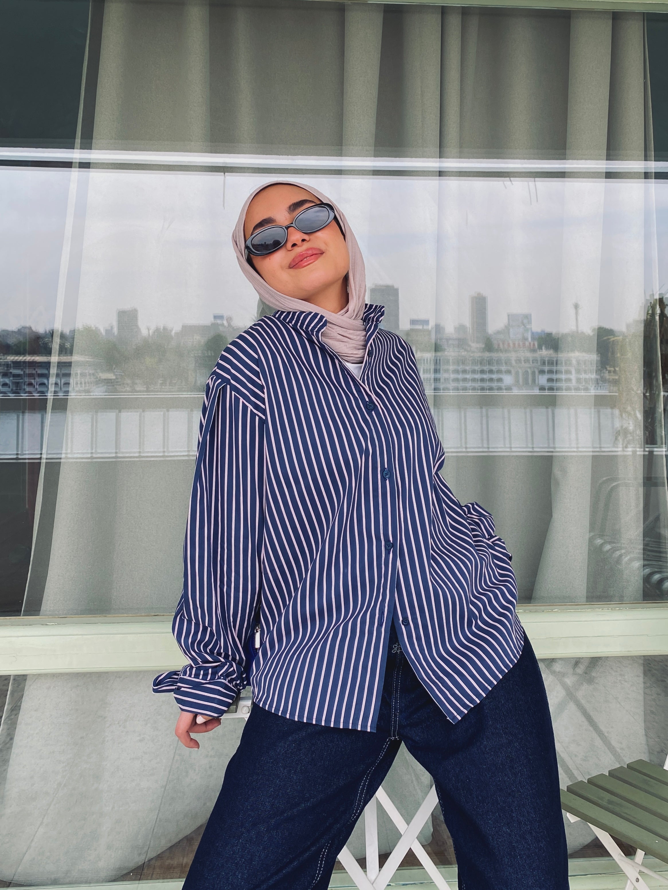Stripe Shirt - Navy