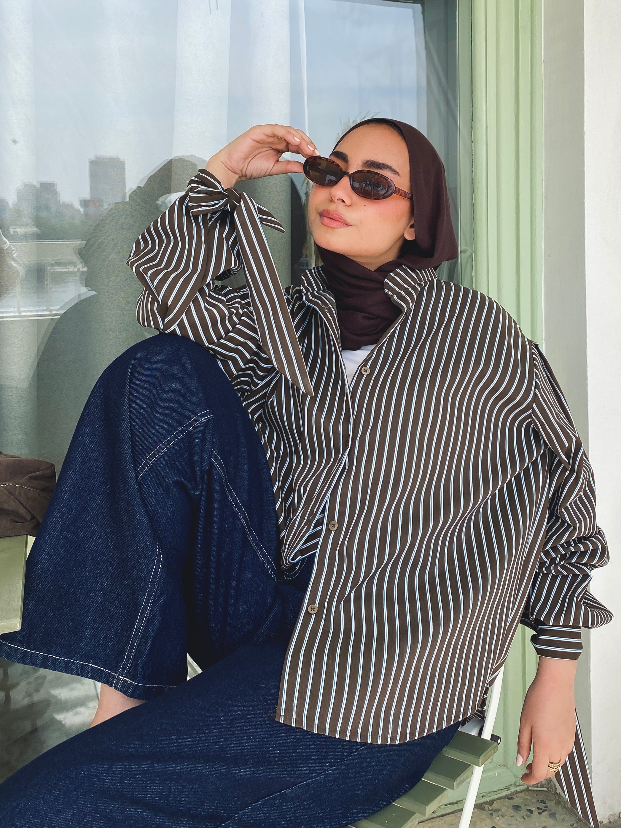 Stripe Shirt - Brown