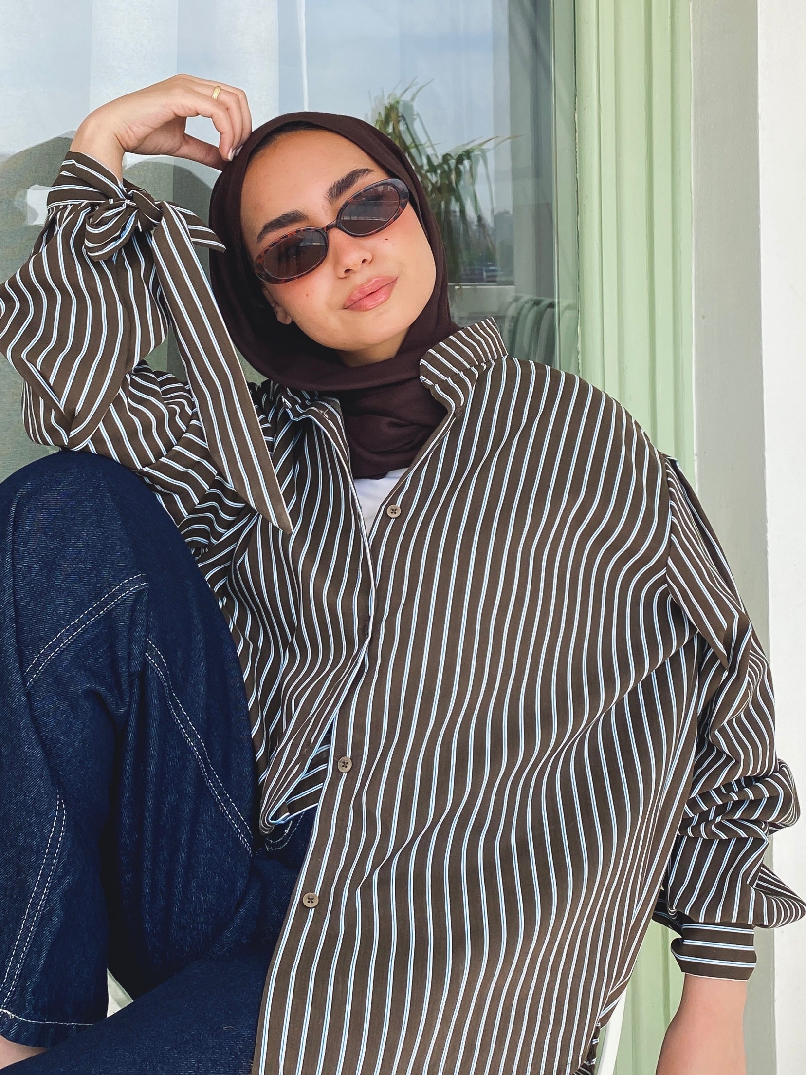 Stripe Shirt - Brown