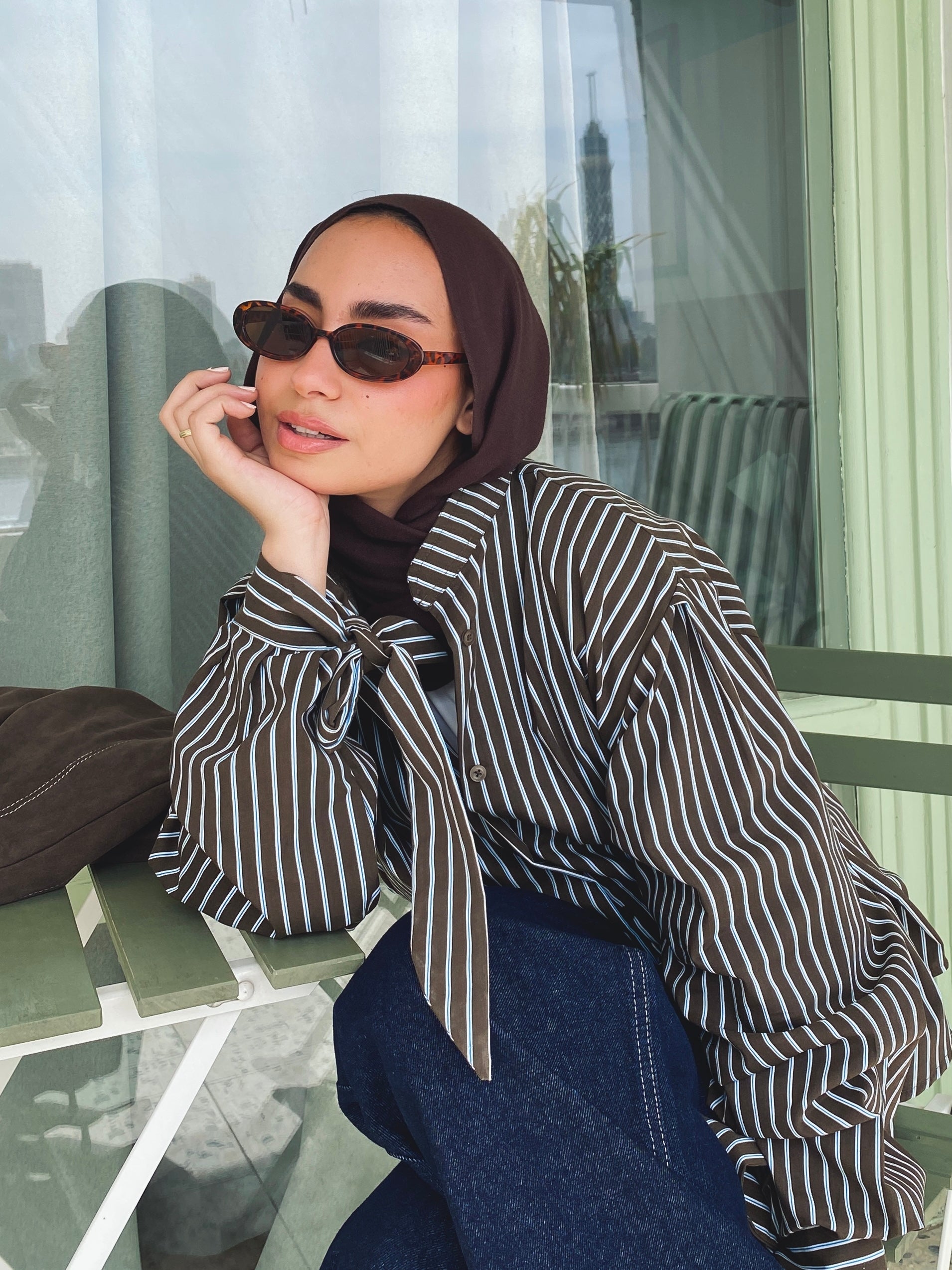 Stripe Shirt - Brown