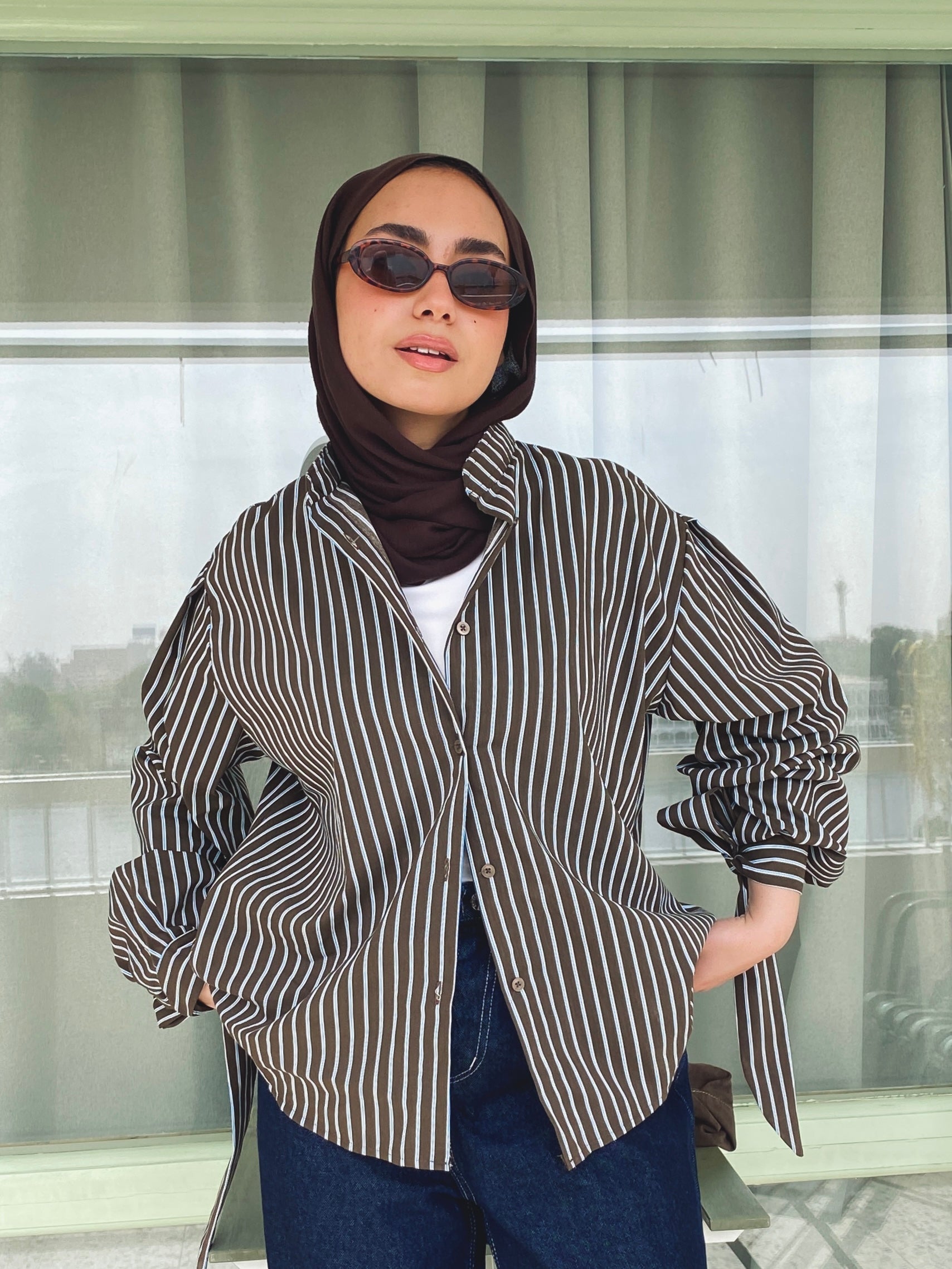 Stripe Shirt - Brown