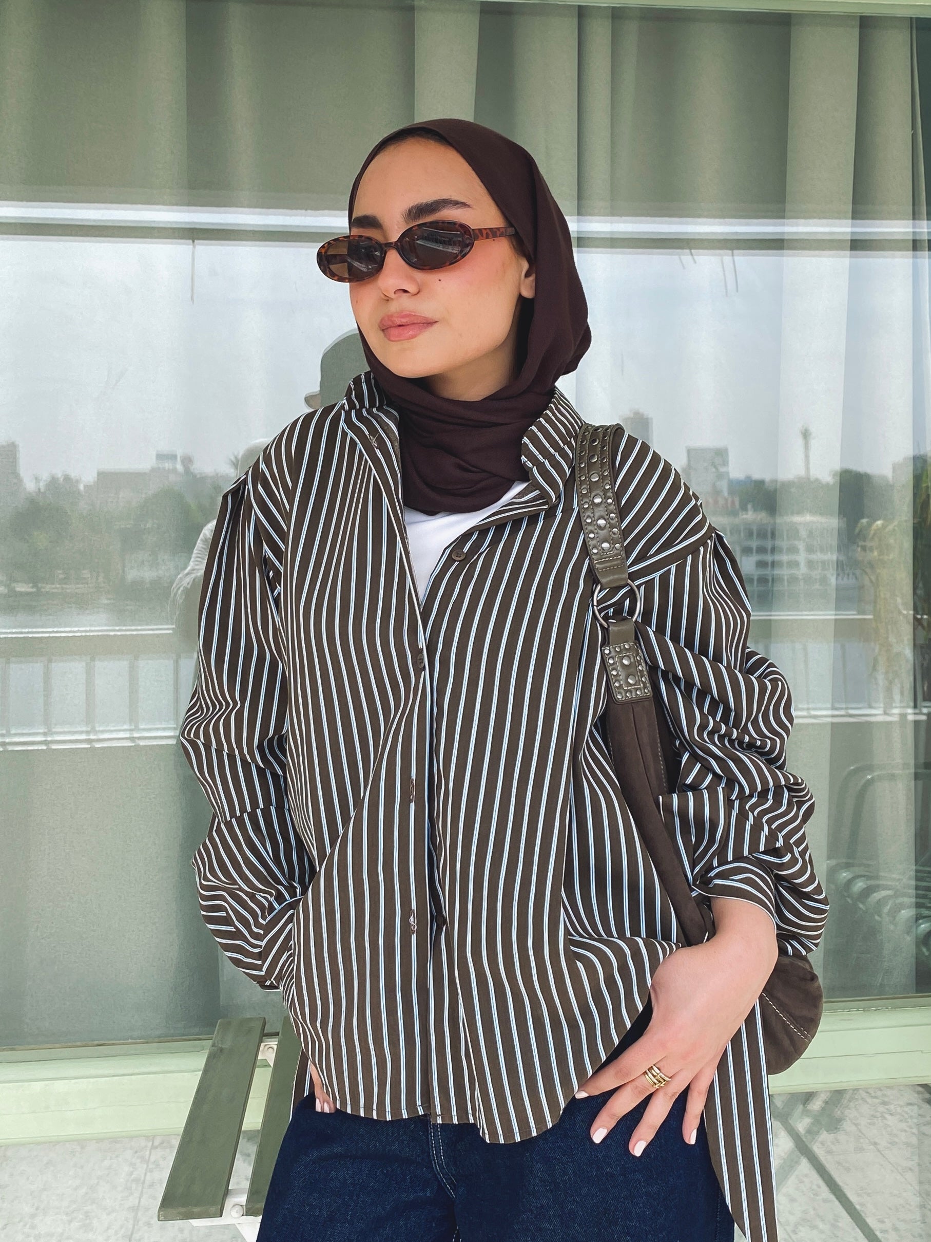 Stripe Shirt - Brown