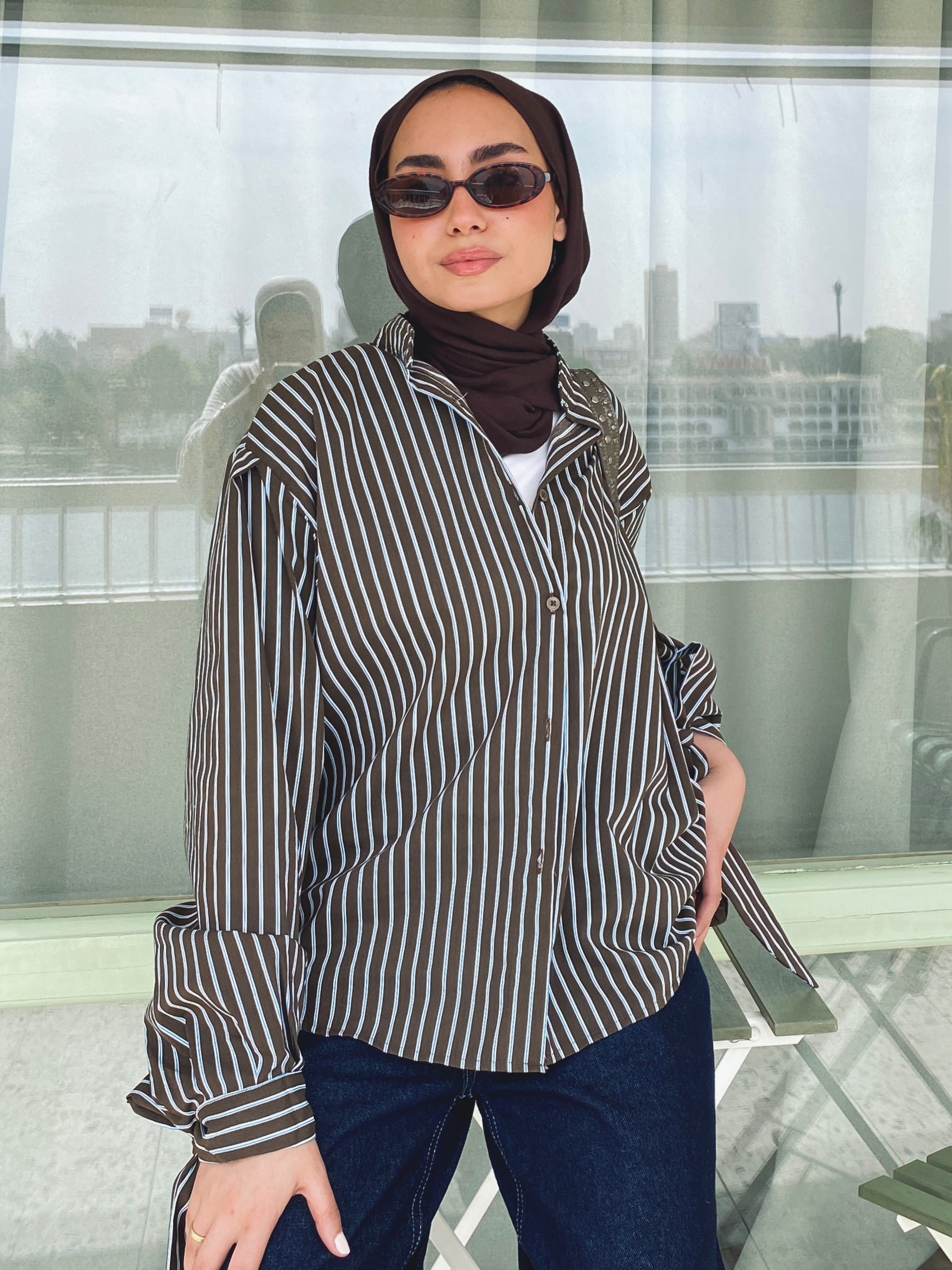 Stripe Shirt - Brown