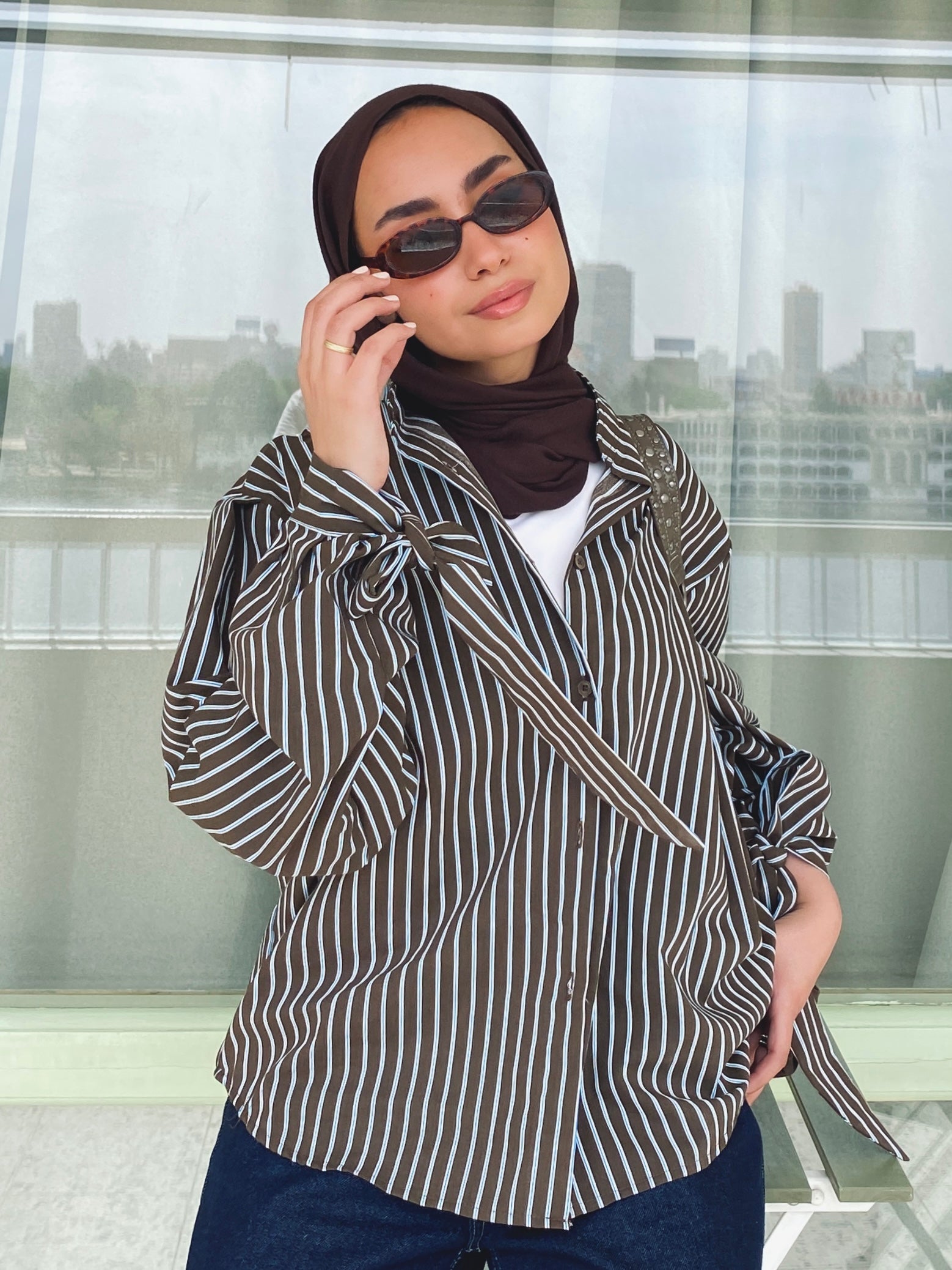 Stripe Shirt - Brown
