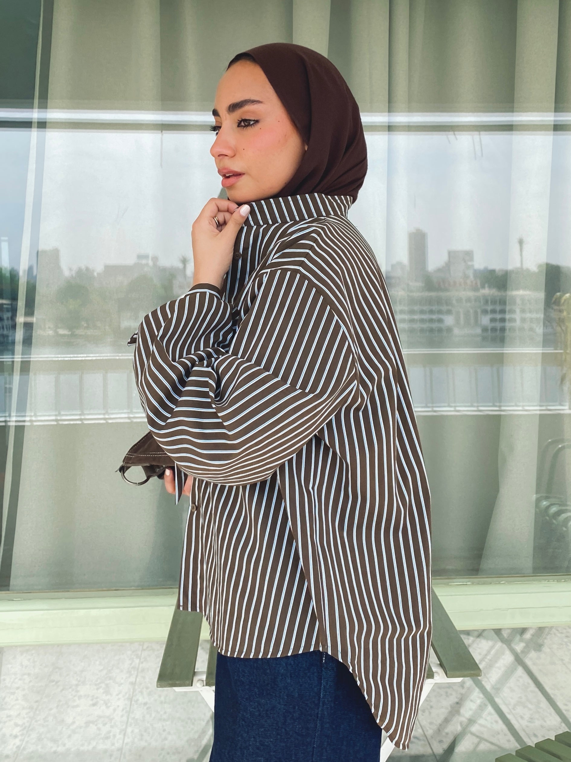 Stripe Shirt - Brown