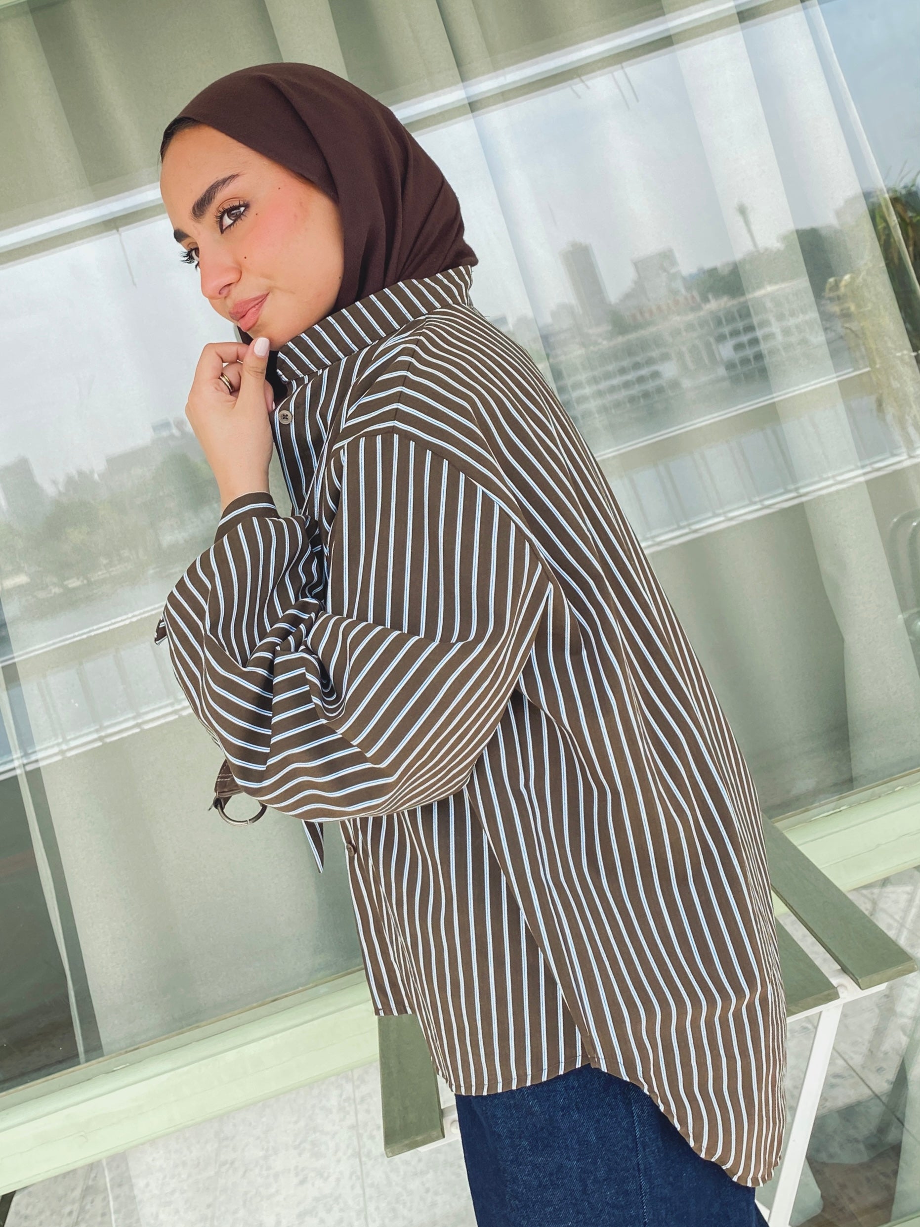 Stripe Shirt - Brown