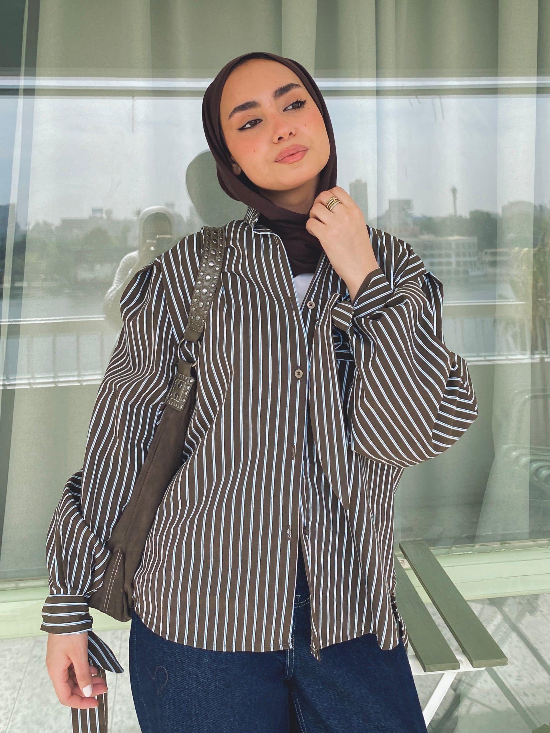Stripe Shirt - Brown