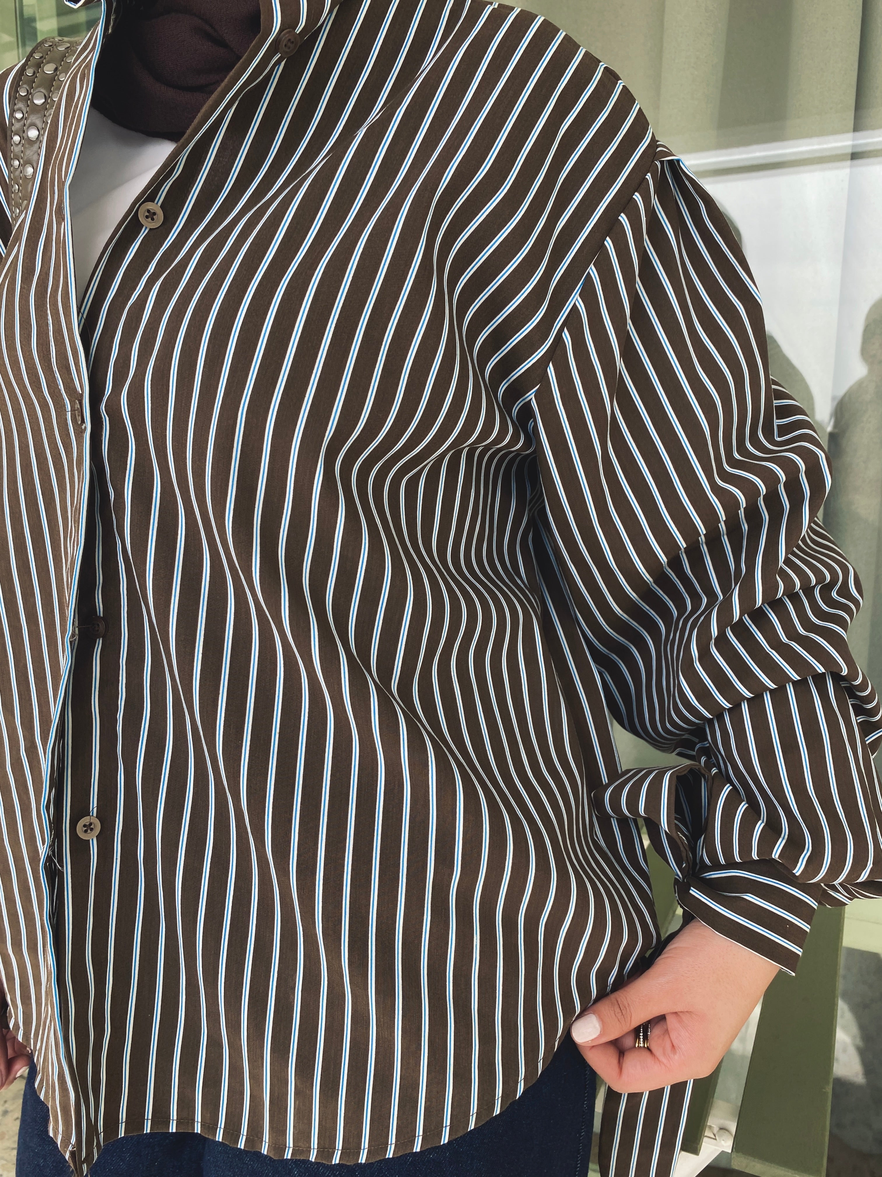 Stripe Shirt - Brown